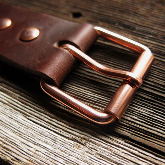 Copper Belt Buckle - Solid Copper - USA Made
