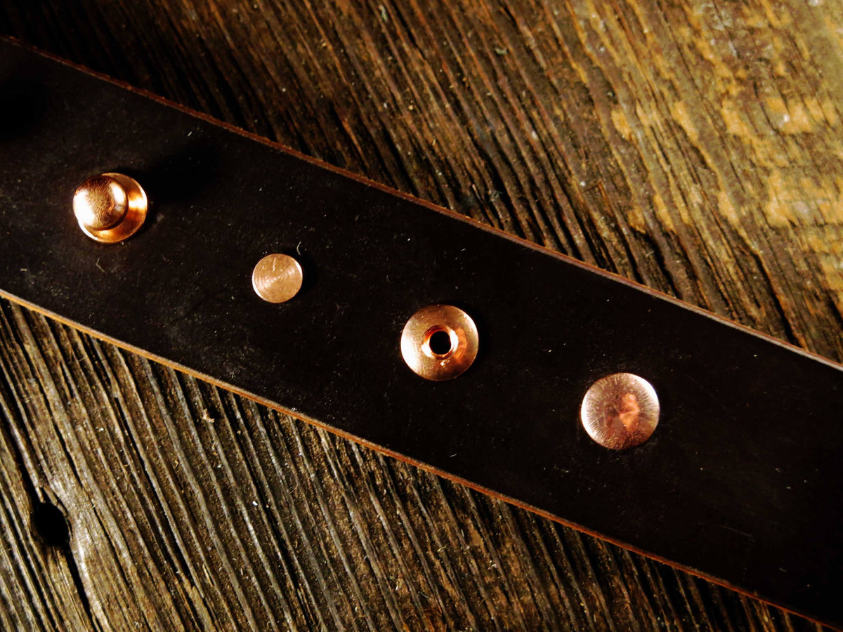 Copper Chicago Screws for Leather