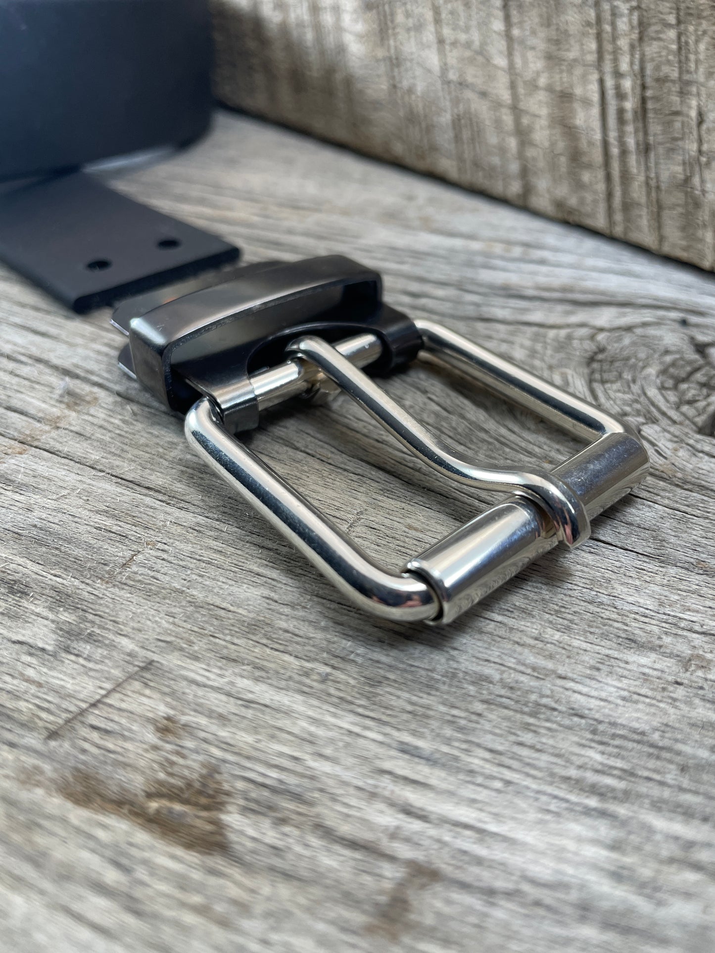 FLEX(SB-04)72 - Sterling Silver and Copper Belt-Plate Buckle and Belt