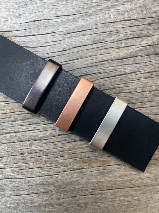 Belt Keeper Loops - Copper - Silver - Gunmetal