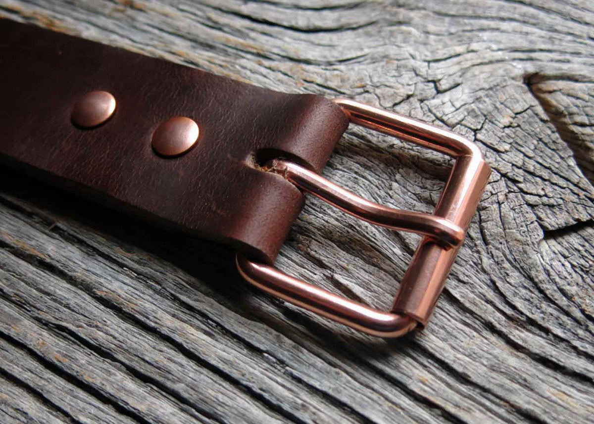 Copper Belt Buckle - Solid Copper - USA Made – TheSterlingBuckle display picture 1