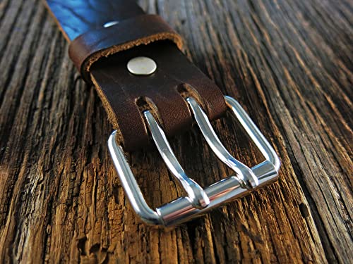 Sterling Silver Double Belt Buckle- 1.5 Inch 1 1/2" Inside Width - Replacement Belt Parts - www.thesterlingbuckle.com