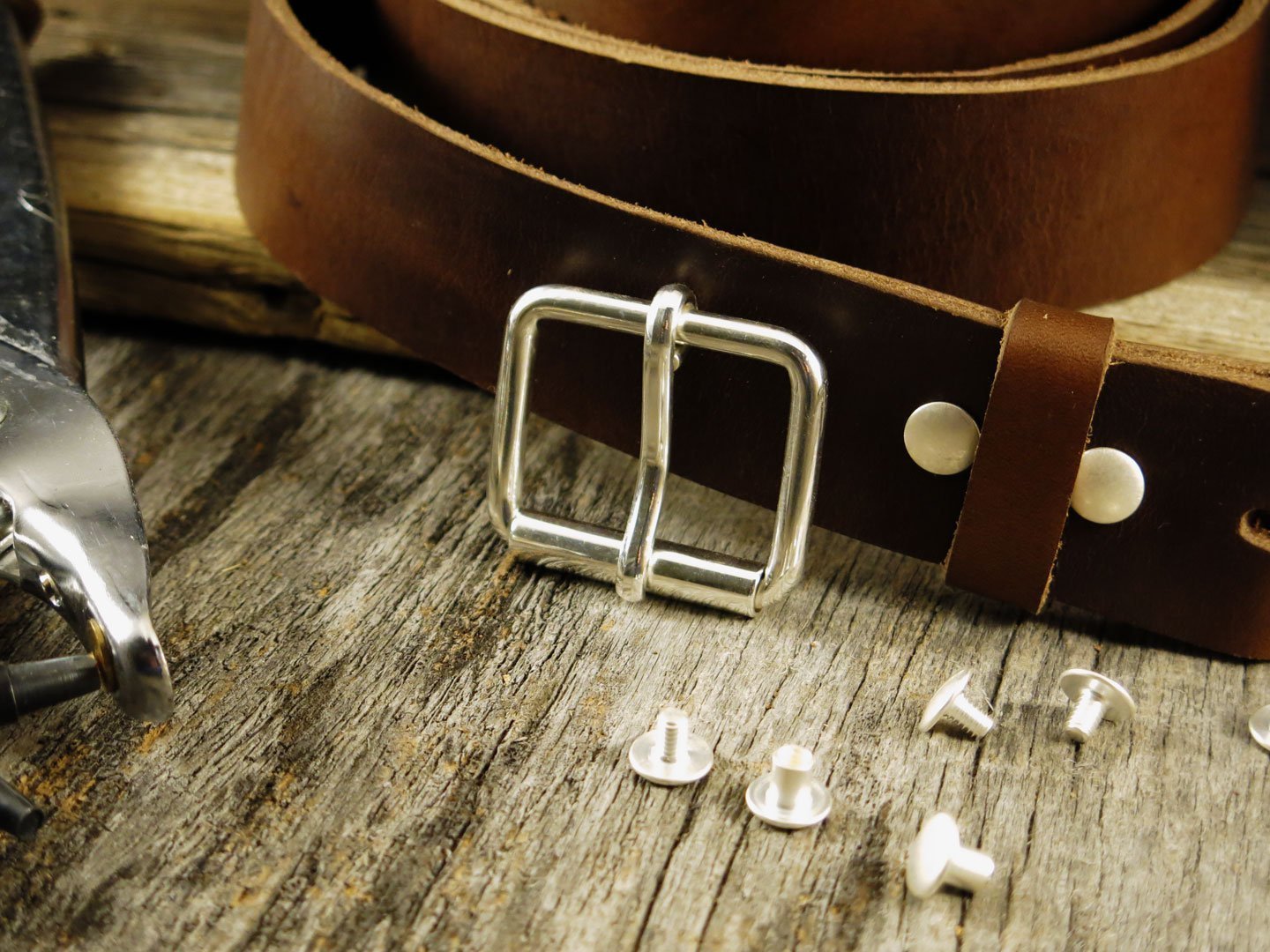 Leather Buckle Belt Kit 1 1/2 / Yes