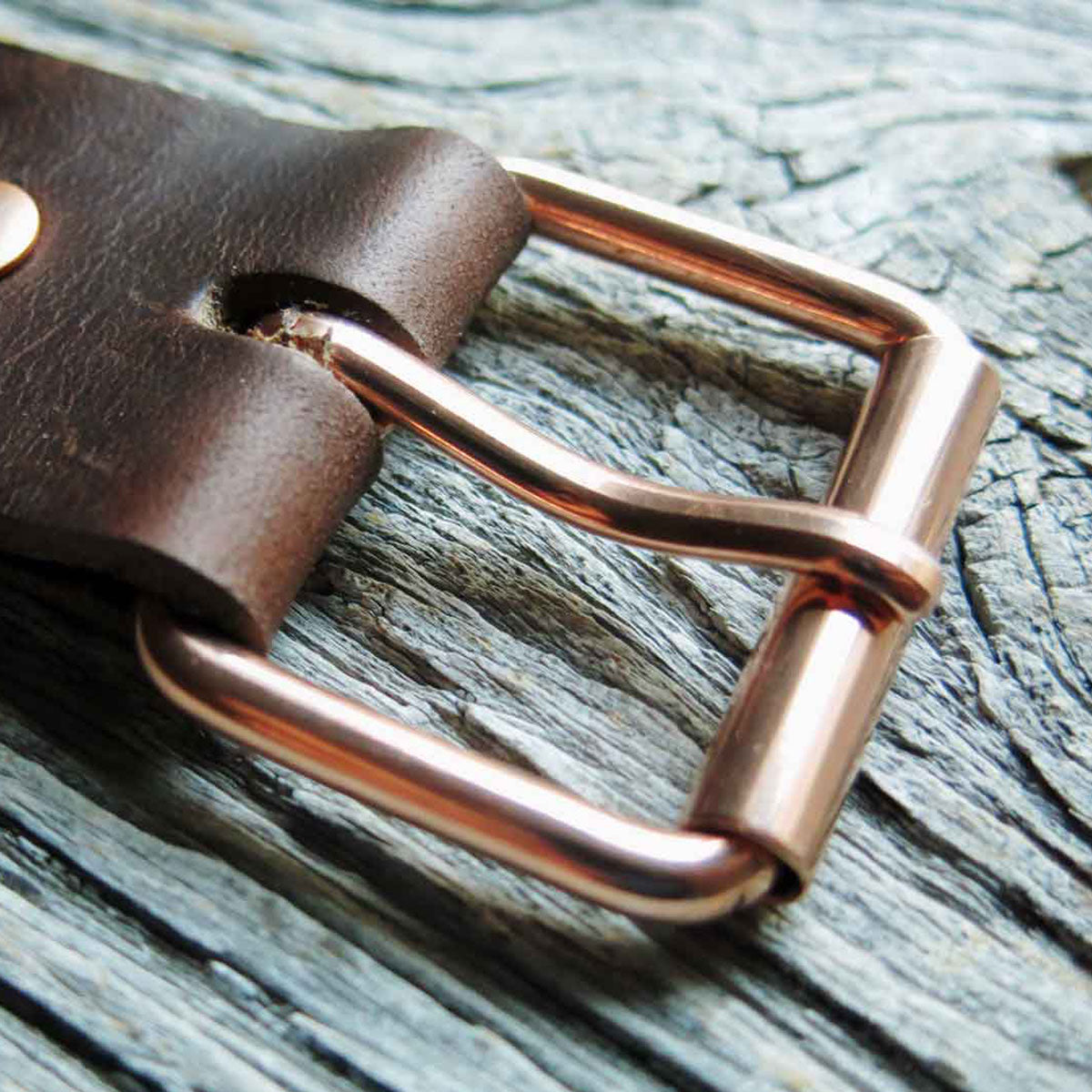 Copper Belt Buckle 1 1/8"