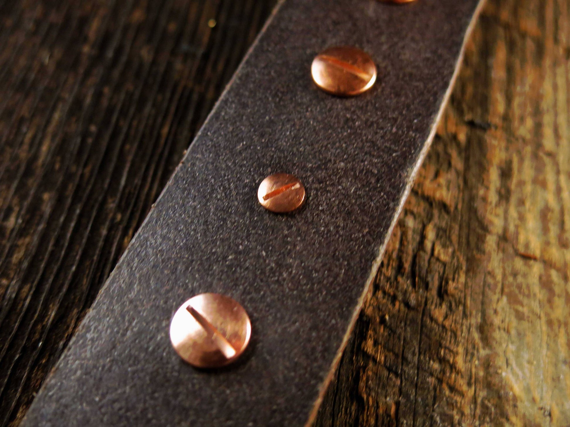 Copper Chicago Screws for Leather