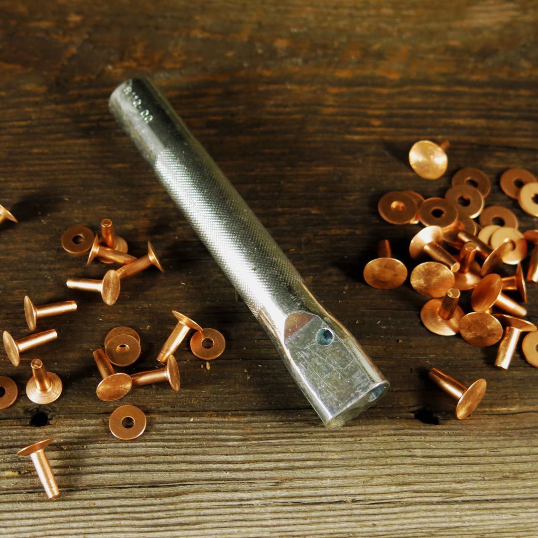 Copper Rivet and Burrs