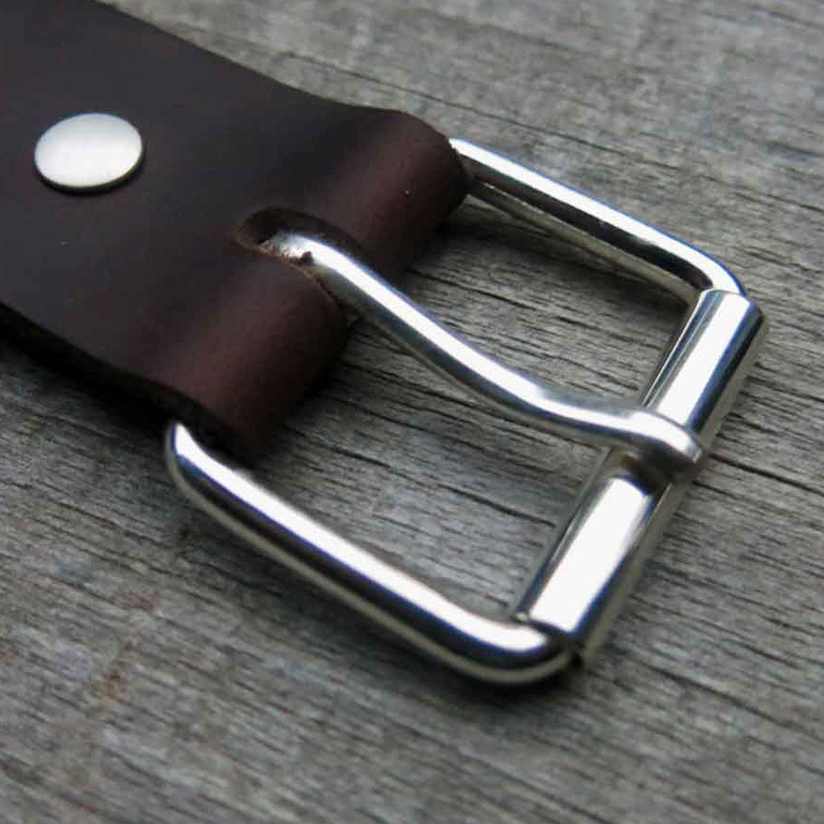 1 3/4" silver buckle