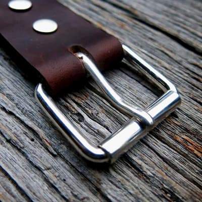 1 3/4" silver buckle