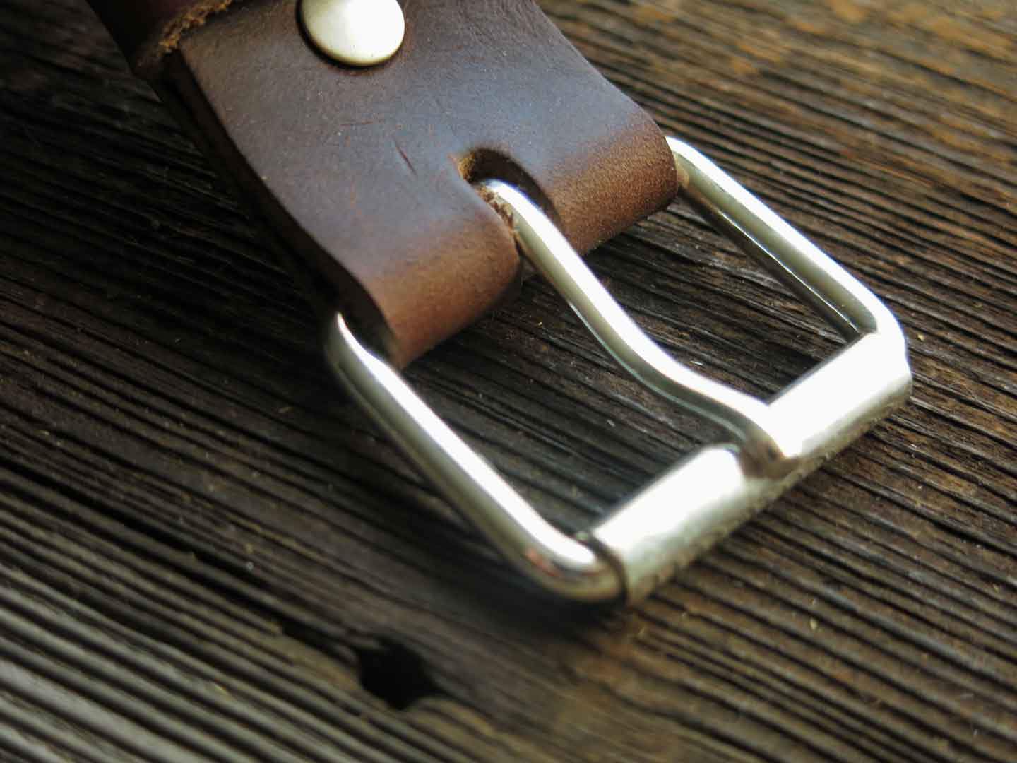 1 3/4" silver buckle